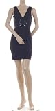 BCBG MAX AZRIA Petites - BCBG BLACK JERSEY BEADS V-NECK MINI DRESS NEW XS P