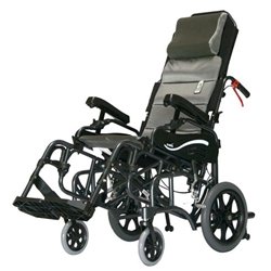 Karman Healthcare VIP Tilt-In-Space Transport Wheelchair - VIP515F18-TPVIP515F18-TP