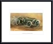 Art Poster Metal Framed Print - French Grand Prix 1914 - Artist: E Harper- Poster Size: 9 X 13