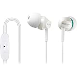 Sony MDR-EX58V In-Ear Stereo Headphones with Volume Control (White)