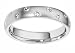1.25 ct TW Round Diamond Eternity Wedding Band in 14k Burnish Set Ring