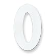 14K White Gold Oval Stamping Disc