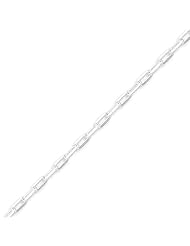 Sterling Silver 2.75mm Fancy Link Chain - 24 Inch