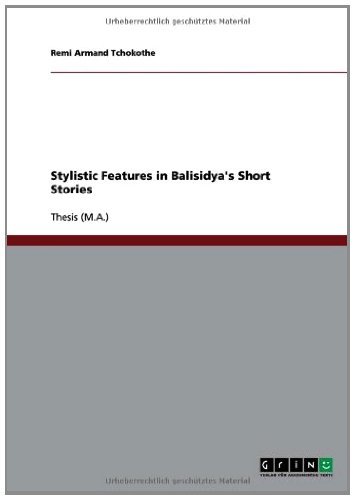 Stylistic Features in Balisidya's Short Stories
