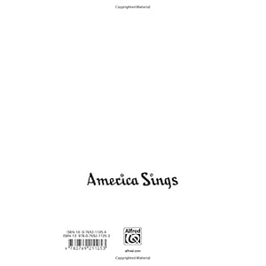 America Sings -- Community Songbook: Piano/Vocal/Chords