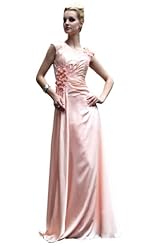 Chiffon/Taffeta/Tulle Crystal Applique Lace Crystals Beaded Cocktail Evening Dress 
