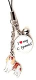 Cavalier King Charles Spaniel Dog Cell Phone Charm