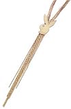 Gold-Plated Clear Bunny 16 inch Necklace with Extender