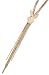 Gold-Plated Clear Bunny 16 inch Necklace with Extender