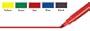 Wilton Set of 5 Bold Tip Food Writer Edible Color Markers, Primary Colors