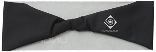 Bondi Band "Unbroken" Moisture Wicking 4" Headband, One Size, Black