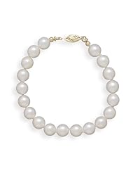 7" 7.5-8mm Grade A Cultured Akoya Pearl Bracelet