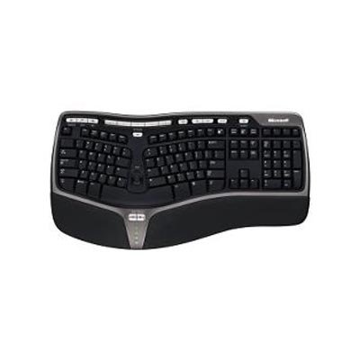 Cheap Microsoft Wired Natural Ergo Keyboard 4000 5-Pack Black