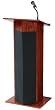 Oklahoma Sound 111PLS-MY Floor Lectern- Power Plus-Mahogany Oklahoma Sound 111PLS-MY Floor Lectern- Power Plus-Mahogany