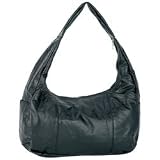 Embassy Braided Italian Mosaic Design Genuine Lambskin Leather Purse Three Exterior Pockets