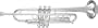 Getzen 590S-S Capri Silver Trumpet with Saddle (Standard)