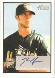 2003 Bowman Heritage Signs of Greatness #SG-RH Rich Harden - Oakland Athletics (Autographed Card) (Baseball Cards)