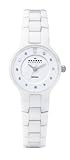 Skagen Ceramic White Label Women's Quartz Watch with White Dial Analogue Display and White Ceramic Bracelet 572SSXWC
