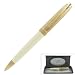 Parker 100 Honey White Gold Trim Ballpoint Pen