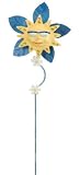 Little Miss Sunshine Spin Wheel Wind Spinner and Garden