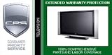 3 Year Full Extended Warranty Any Brand Any Model Television Priced $1501 - $2500