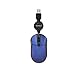 Gear Head Optical Retractable USB Mobile Mouse, Blue/Black (MP1650BLU)