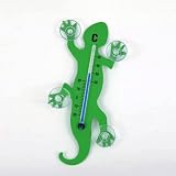 Eigenschaften MIK funshopping  / Thermometer aus lackiertem Metall GECKO grün