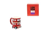 LONDON RED BUS - DOUBLE DECKER MUG - MUG SHAPED LIKE A ROUTEMASTER