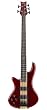 Schecter Stiletto Elite-4 Bass Guitar (4 String, Left Handed, See-Thru Cherry)