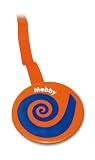 Mebby Soother Holder Clips with Fastening (Orange and Blue, 0-18 Months, Pack of 2)