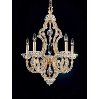 thanksgiving Schonbek Zade Collection Gold ChandelierB001BZFI0U