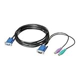 KVM Cable All-In-One, VGA/PS2, 10ft.