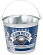 Dallas Cowboys Metal 5 Quart Pail - Football Sports Merchandise