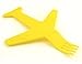 Airplane Fork & Spoon Set - by Luso Aviation (Yellow / Green)