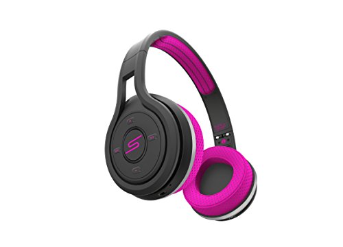 SMS Audio SMS-BTWS-SPRT-PNK SYNC By 50 On Ear Wireless Sport Headphones, Pink