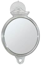 Fog Away Suction Fogless Shower Mirror, Clear