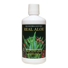 Real Aloe Inc Inc., Vera Super Juice, 32 Fl Oz (960 Ml) 100% Certified Organic Vera.