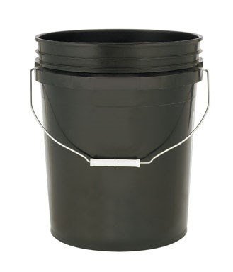 Leaktite LD5GRLBK006 - Confezione 6 Tappi A Vite Per Secchi Da 3 A 5 Galloni (11-19 L) - Nero