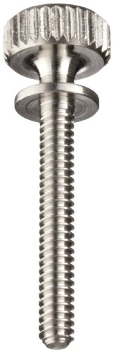 Nickel Plated Brass Thumb Screw, Knurled Head