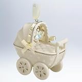 Baby's First Christmas Porcelain Baby Carriage 2011 Hallmark Ornament Baby's First Christmas Porcelain Baby Carriage 2011 Hallmark Ornament