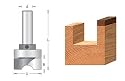 Amana 45582 Down-Shear Mortiser Router Bits - 1/2" Cutting Diameter; 3/4" Cutting Height