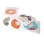 Pochette papier avec fenetre et rabat 1CD pack 100
