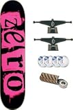 Zero Punk Pink Cult Skateboard - 8.0 w/Mini Logo Wheels
