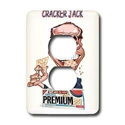 Londons Times Funny Panel Hollywood Cartoons - Jack Nicholson - Light Switch Covers - 2 plug outlet cover