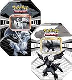Pokemon Black White Card Game Set of Both Legends Tins Zekrom Reshiram