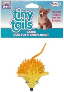 Vo-Toys Hairy Mouse Latex Dog Toy