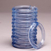 Homebasix12PcClearShowerCurtainO-RingSD-ORING-C