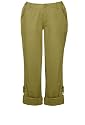 Avenue Plus Size Poplin Pant/Rolled Capri