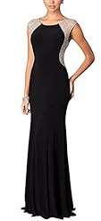 Beaded Jersey/Polyester/Spandex Sleeveless Prom Dress/Party Dress 
