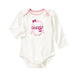 GYMBOREE(ジンボリー) ペンギン ボディスーツ ホワイト ロンパース長袖 6～12ヶ月【並行輸入】